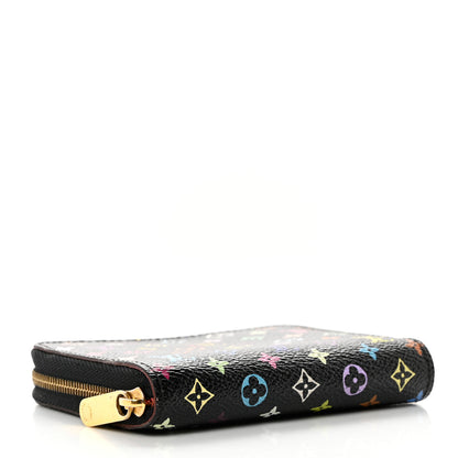Louis Vuitton Monogram Multicolor Zippy Coin Purse Black Grenade 4 of 7