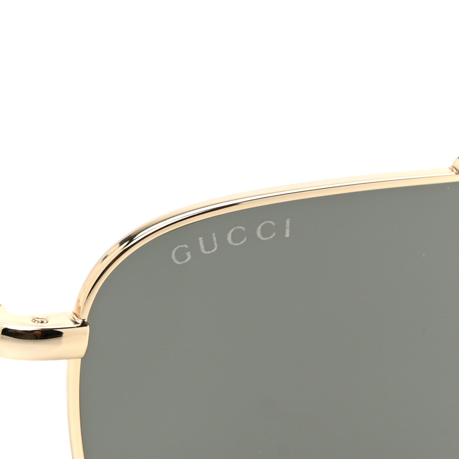 Gucci Metal Aviator Sunglasses GG1183S Gold 8 of 9