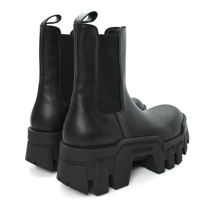 Balenciaga Smooth Calfskin Bulldozer Chelsea Boots 38 Black 5 of 10