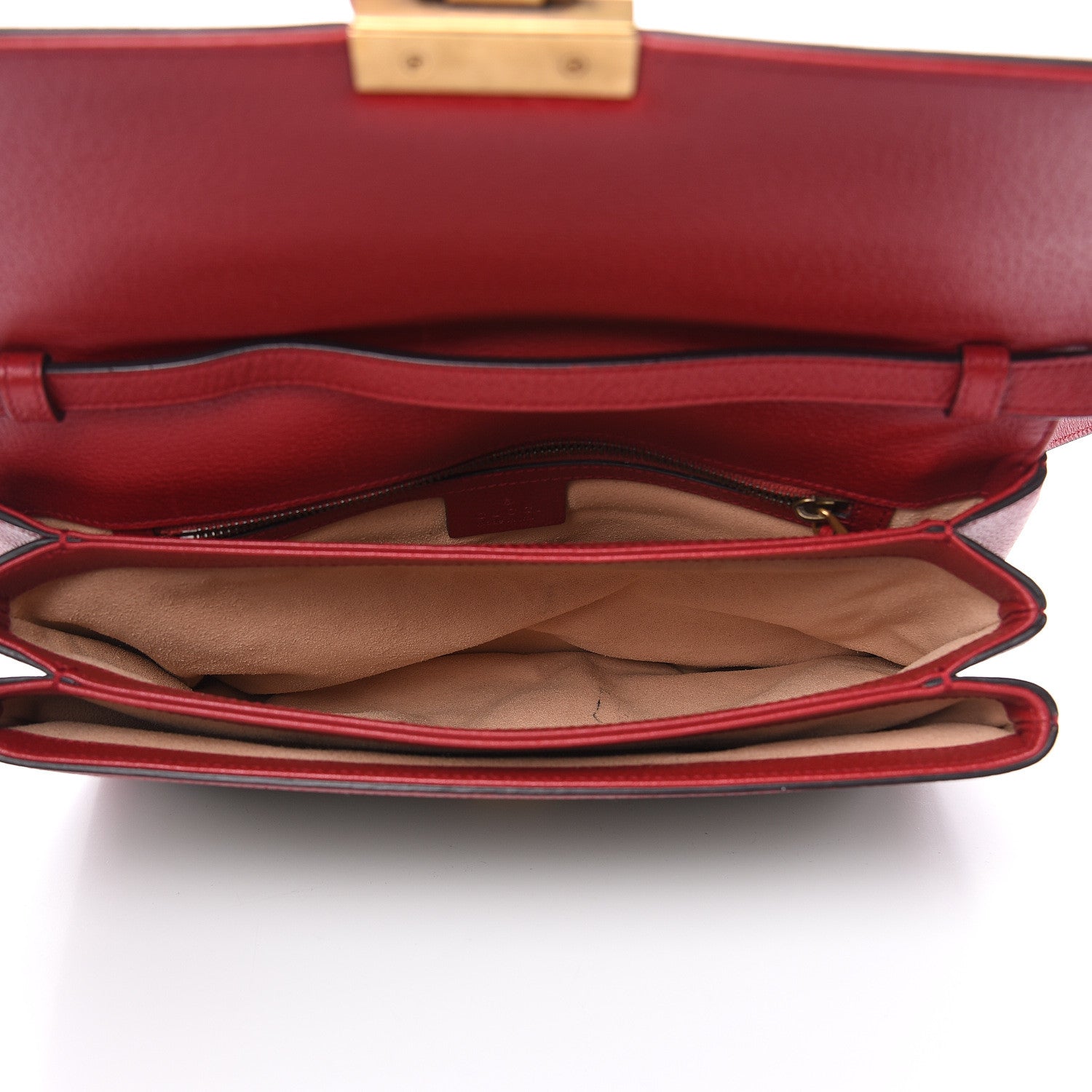 Gucci GG Supreme Monogram Medium Queen Margaret Shoulder Bag Red 5 of 13