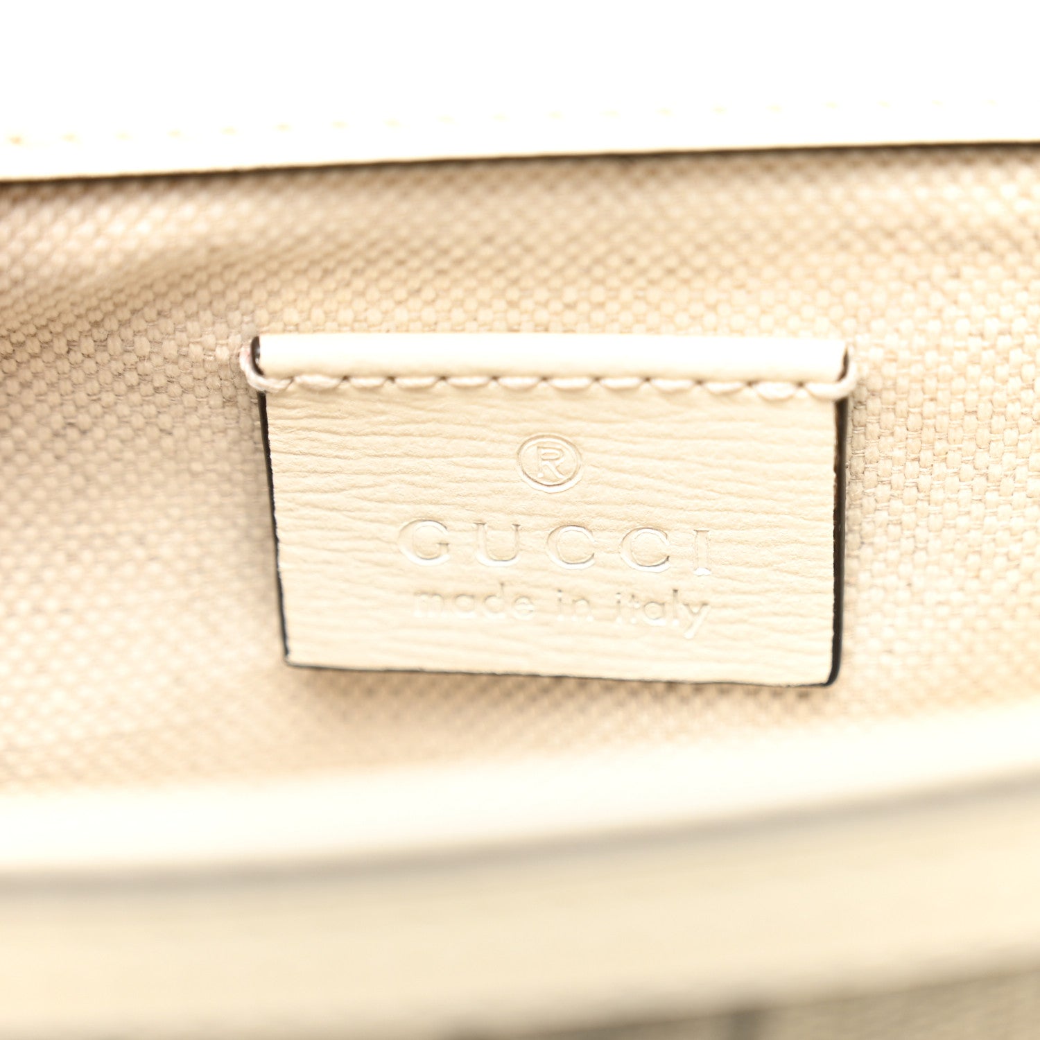 Gucci GG Supreme Monogram Web Mini Horsebit 1955 Shoulder Bag Beige Mystic White 6 of 10