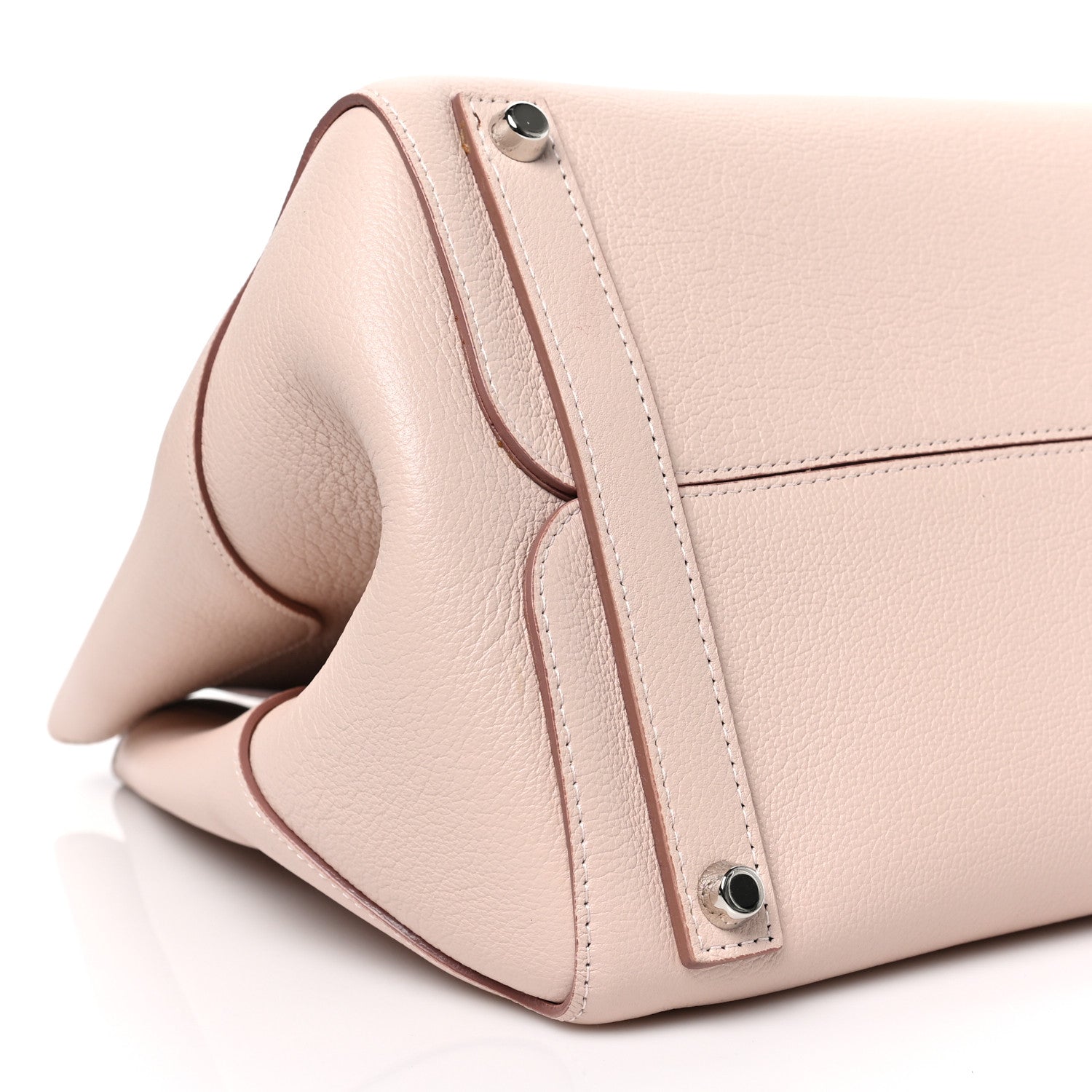 Christian Dior Supple Grained Calfskin Large Open Bar Tote Rose Poudre 8 of 9