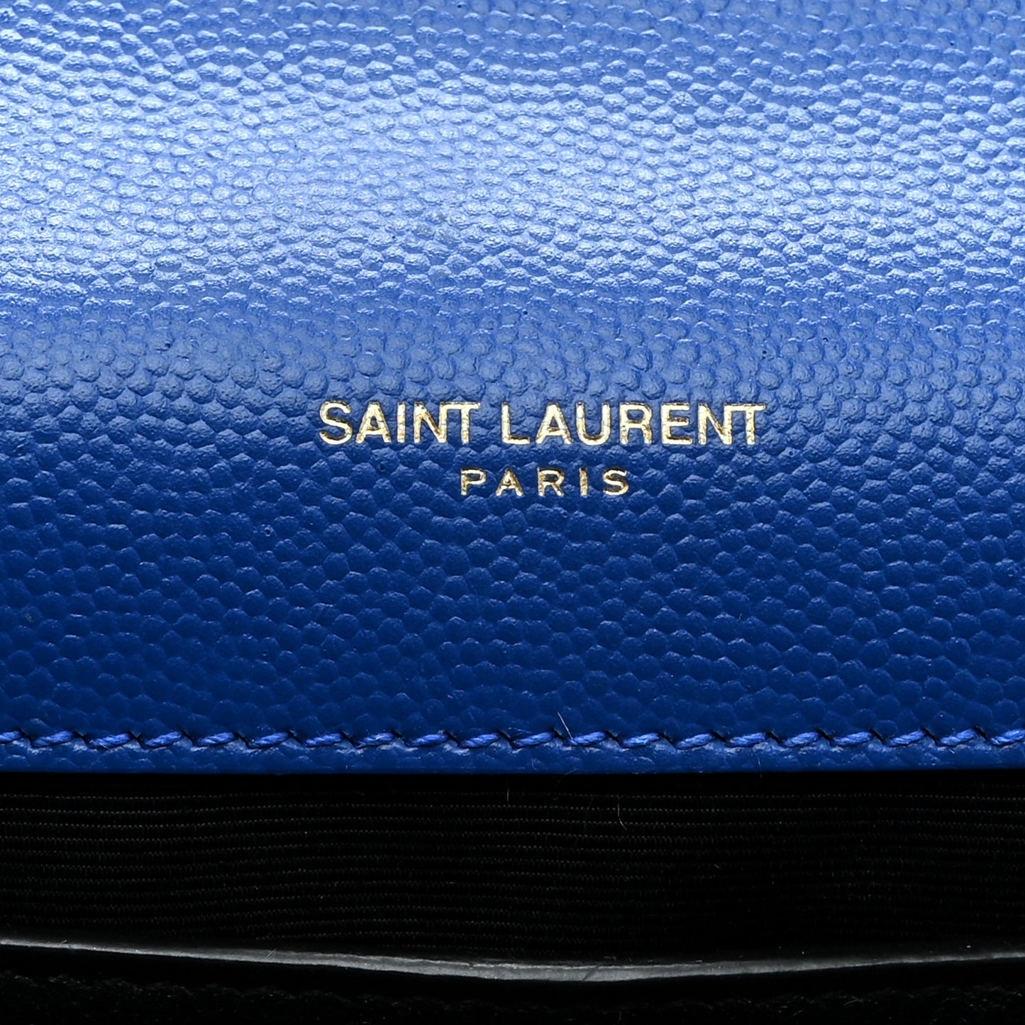 Grain De Poudre Small Classic Monogram Kate Satchel Royal Blue