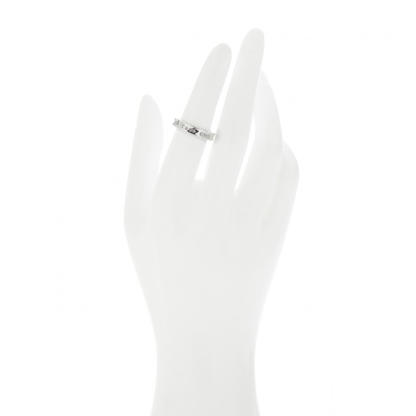 Sterling Silver Narrow 1837 Band Ring 52 6