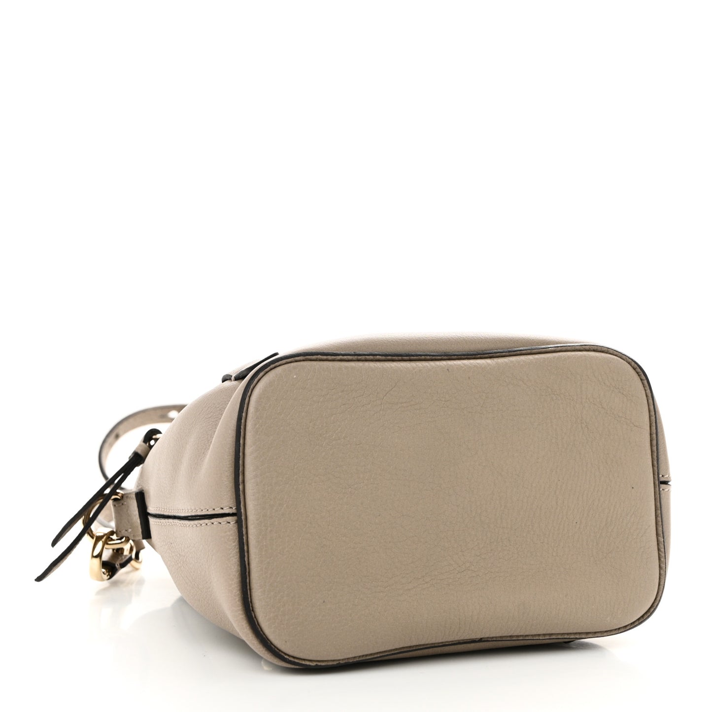 Suede Calfskin Mini Faye Backpack Motty Grey