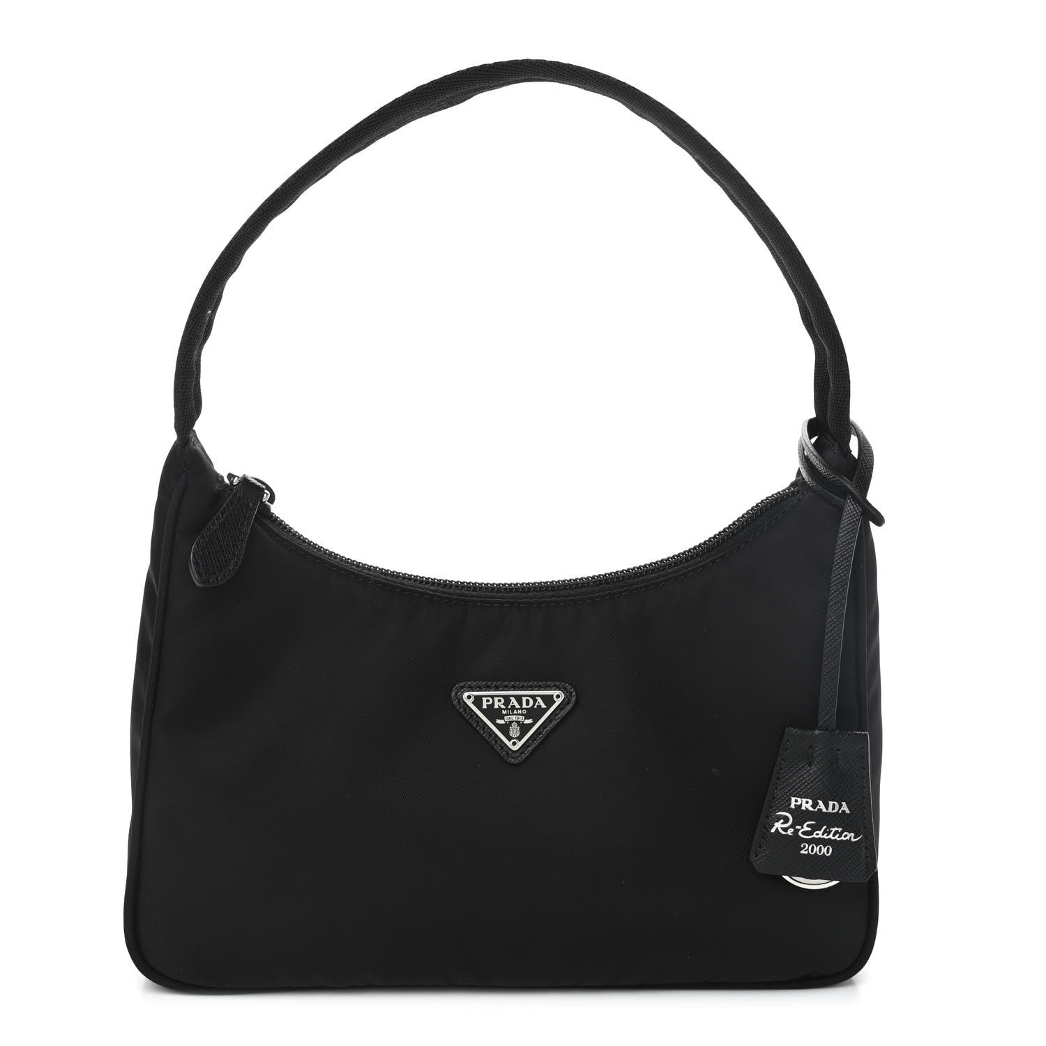Prada Tessuto Nylon Mini Re-Edition 2000 Bag Black 1 of 12