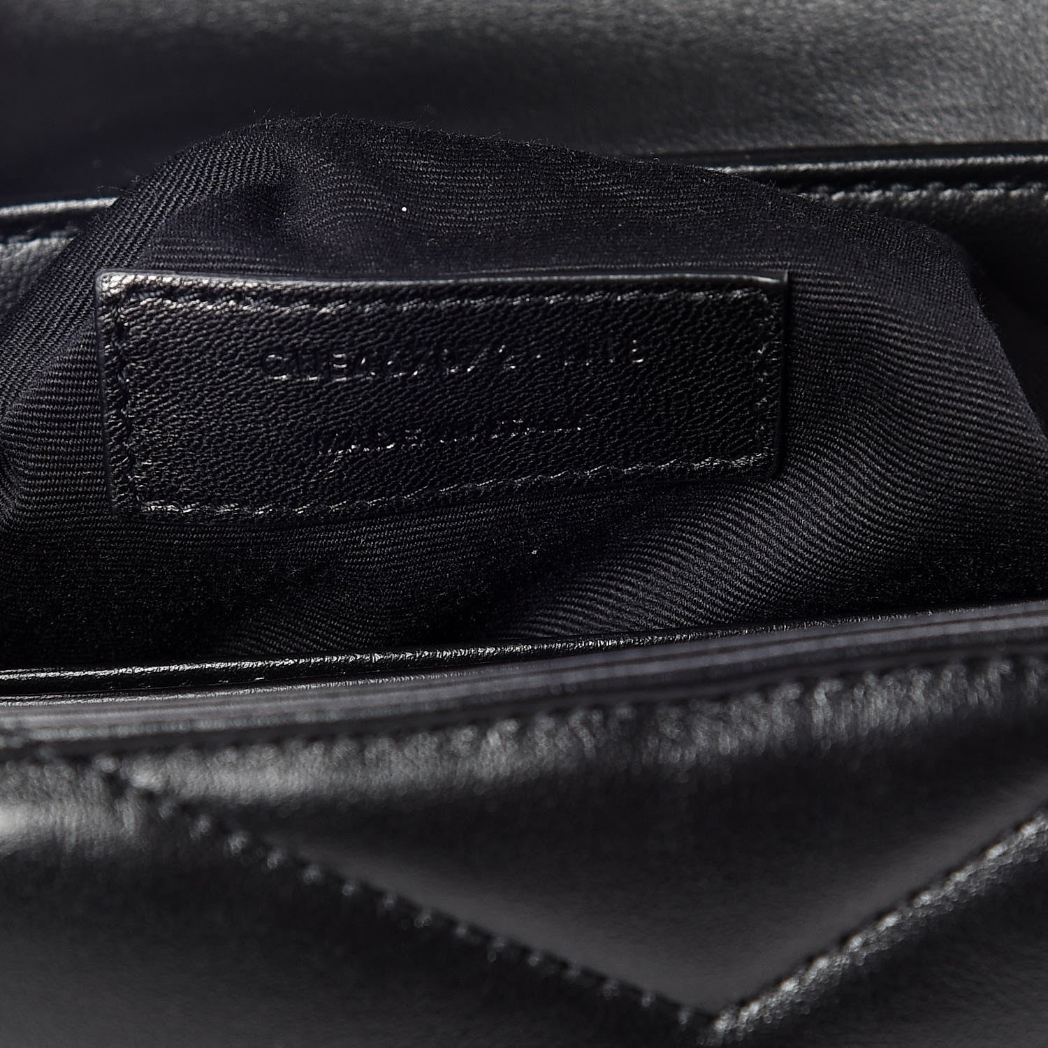 Saint Laurent Calfskin Y Quilted Monogram Toy Loulou Crossbody Bag Black 10 of 12