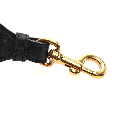 Christian Dior Canvas Embroidered Shoulder Strap Black 4 of 4