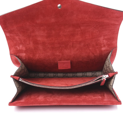 Gucci GG Supreme Monogram Small Dionysus Shoulder Bag Red 6 of 13