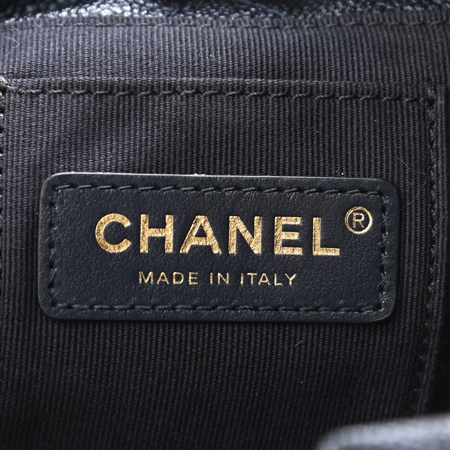 Chanel Iridescent Caviar Quilted My Perfect CC Bucket Drawstring Bag Blue 6 of 11