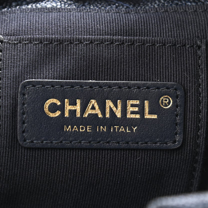Chanel Iridescent Caviar Quilted My Perfect CC Bucket Drawstring Bag Blue 6 of 11