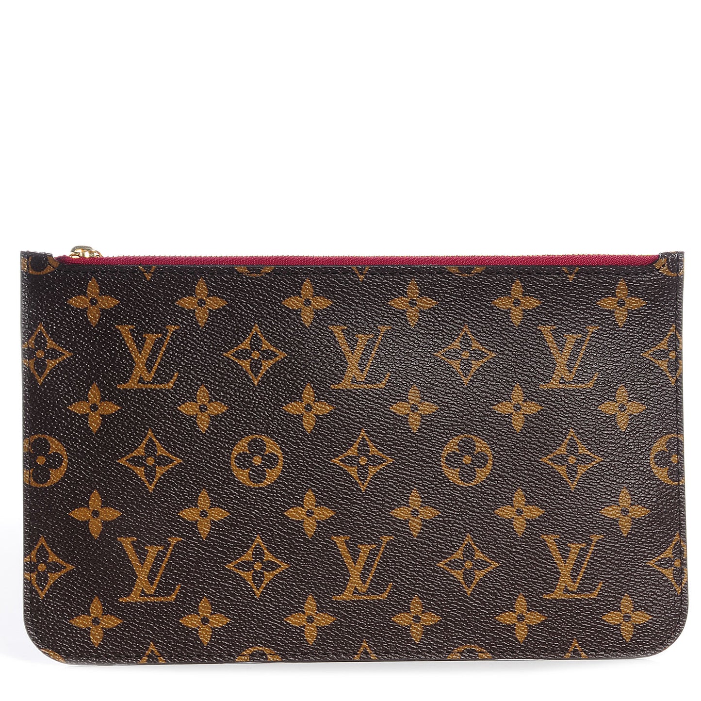 Monogram Neverfull MM GM Pochette Fuchsia