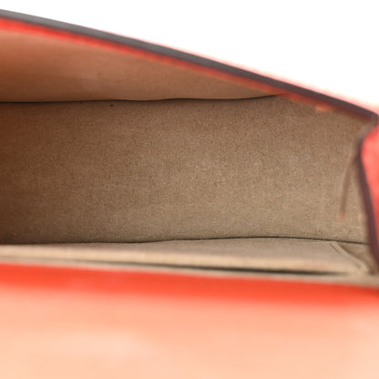 Chloe Calfskin Suede Small Nile Bracelet Bag Sepia Red 6 of 12