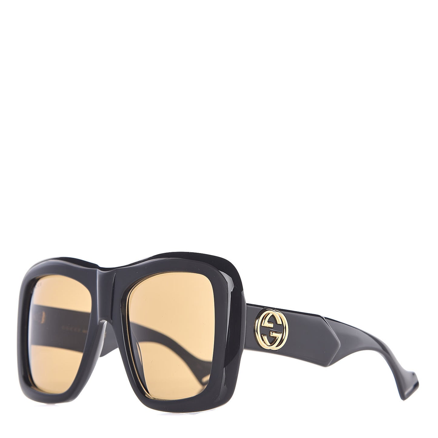 Acetate Square Frame Sunglasses GG0498S Black