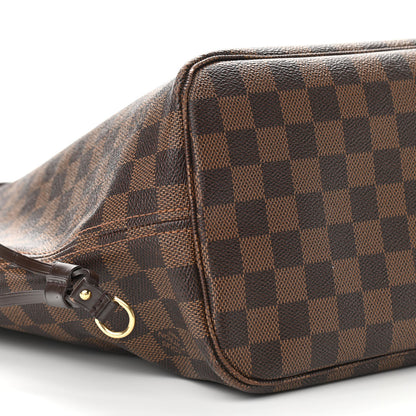 Louis Vuitton Damier Ebene Neo Neverfull MM Rose Ballerine 9 of 13