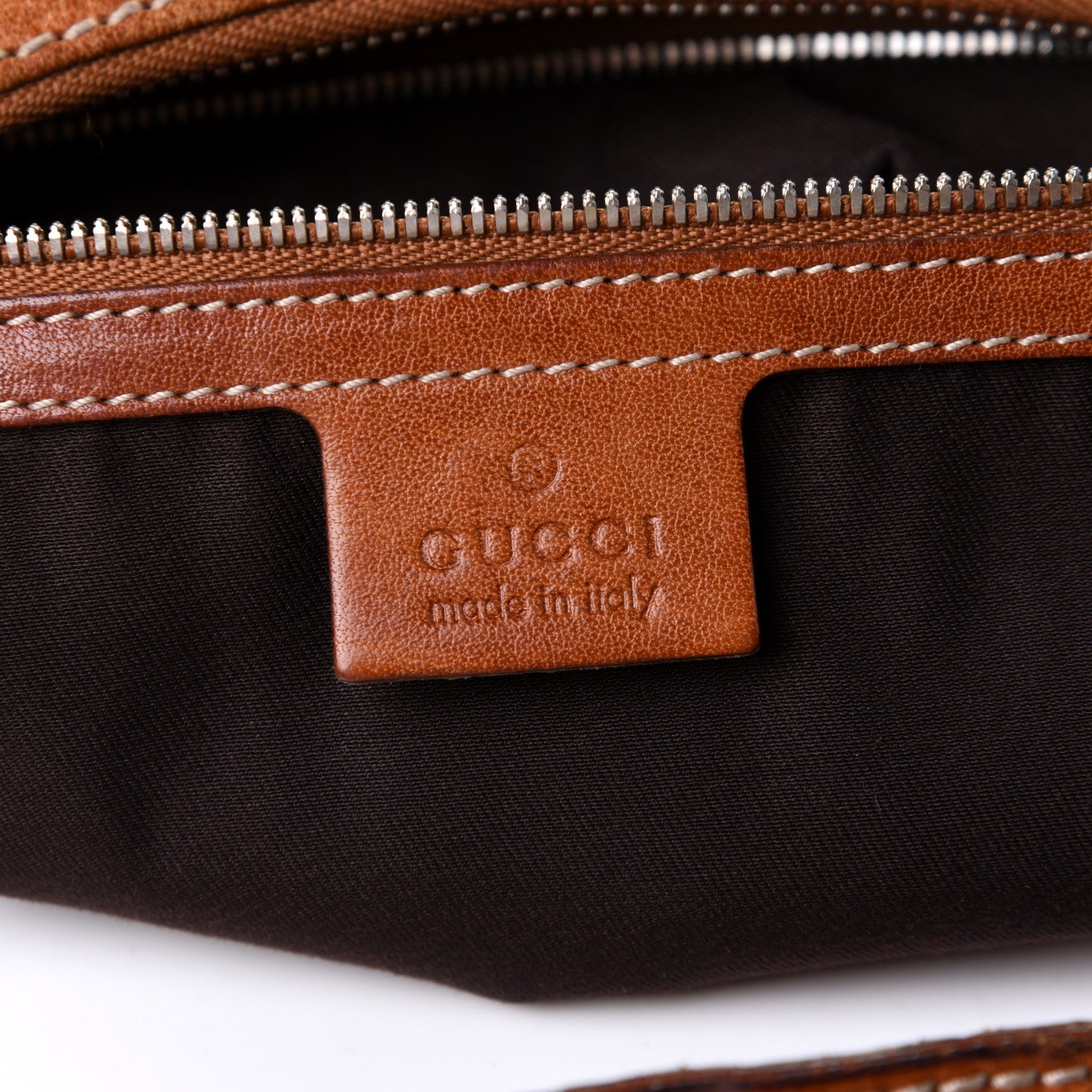 Gucci Canvas Web GG Reins Hobo Cognac 5 of 10