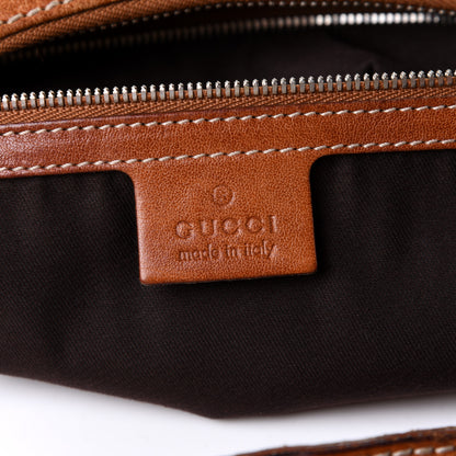 Gucci Canvas Web GG Reins Hobo Cognac 5 of 10