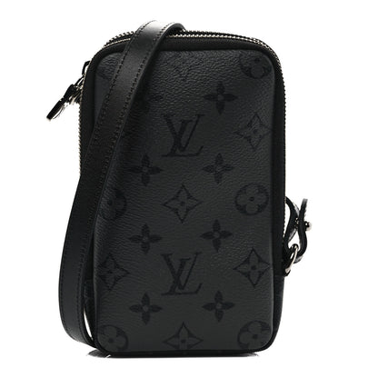 Louis Vuitton Monogram Eclipse Reverse Double Phone Pouch 1 of 10