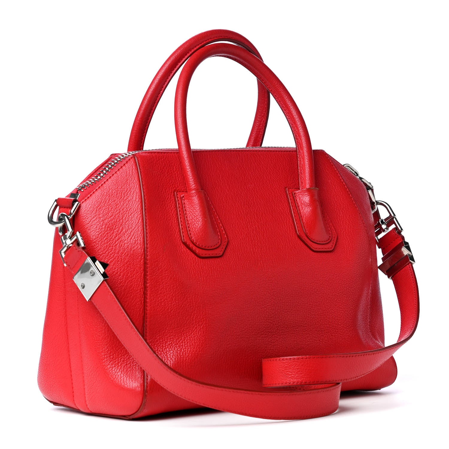 Givenchy Sugar Goatskin Small Antigona Red 2 of 4