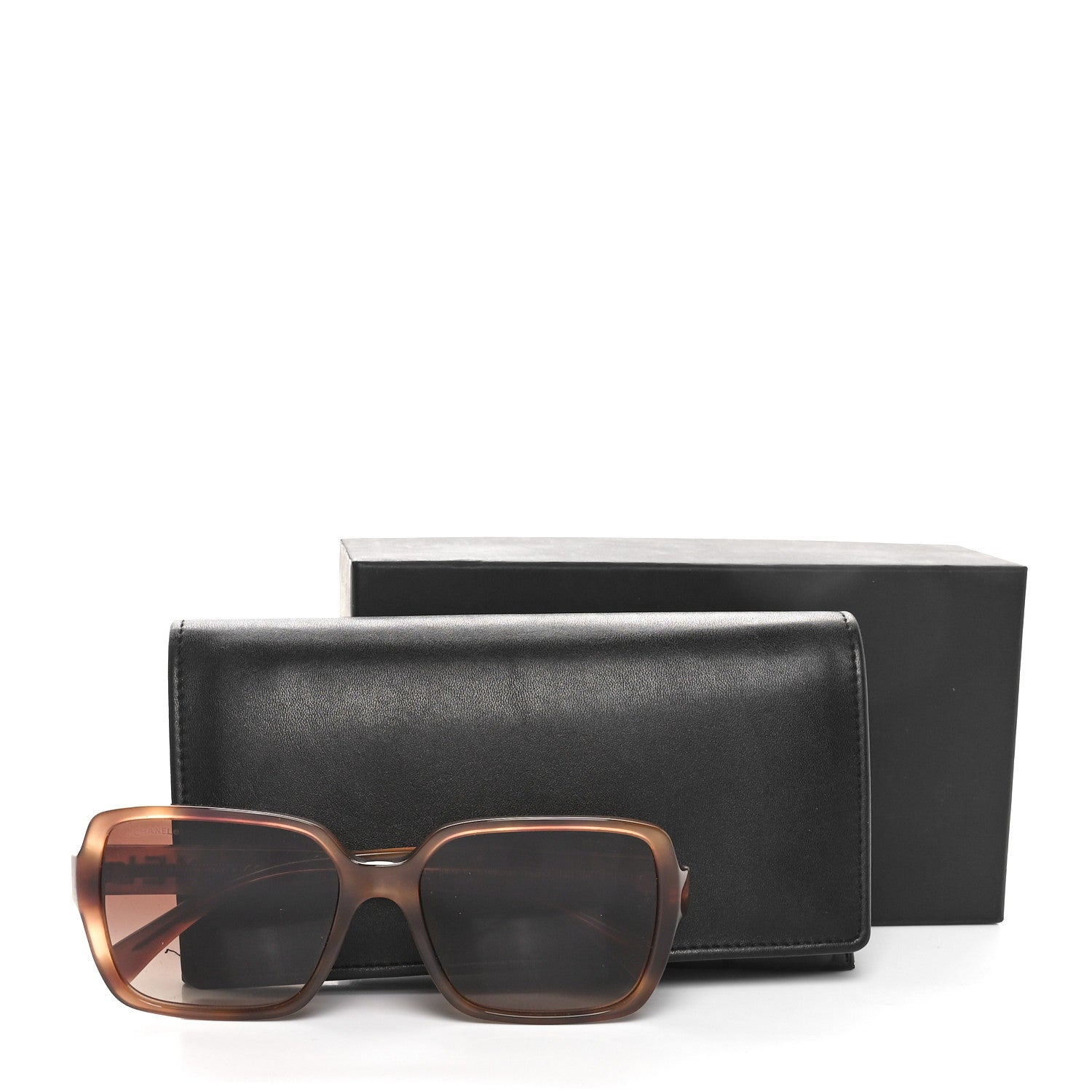 Chanel Acetate Polarized Square Sunglasses 5408-A Brown 7 of 7