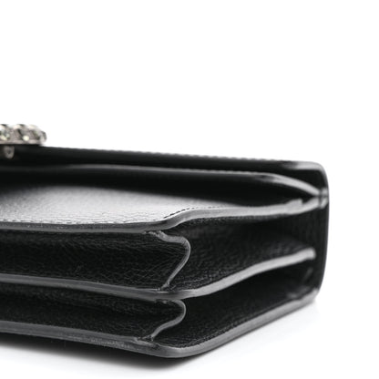 Gucci Pebbled Calfskin Small Dionysus Shoulder Bag Black 9 of 10