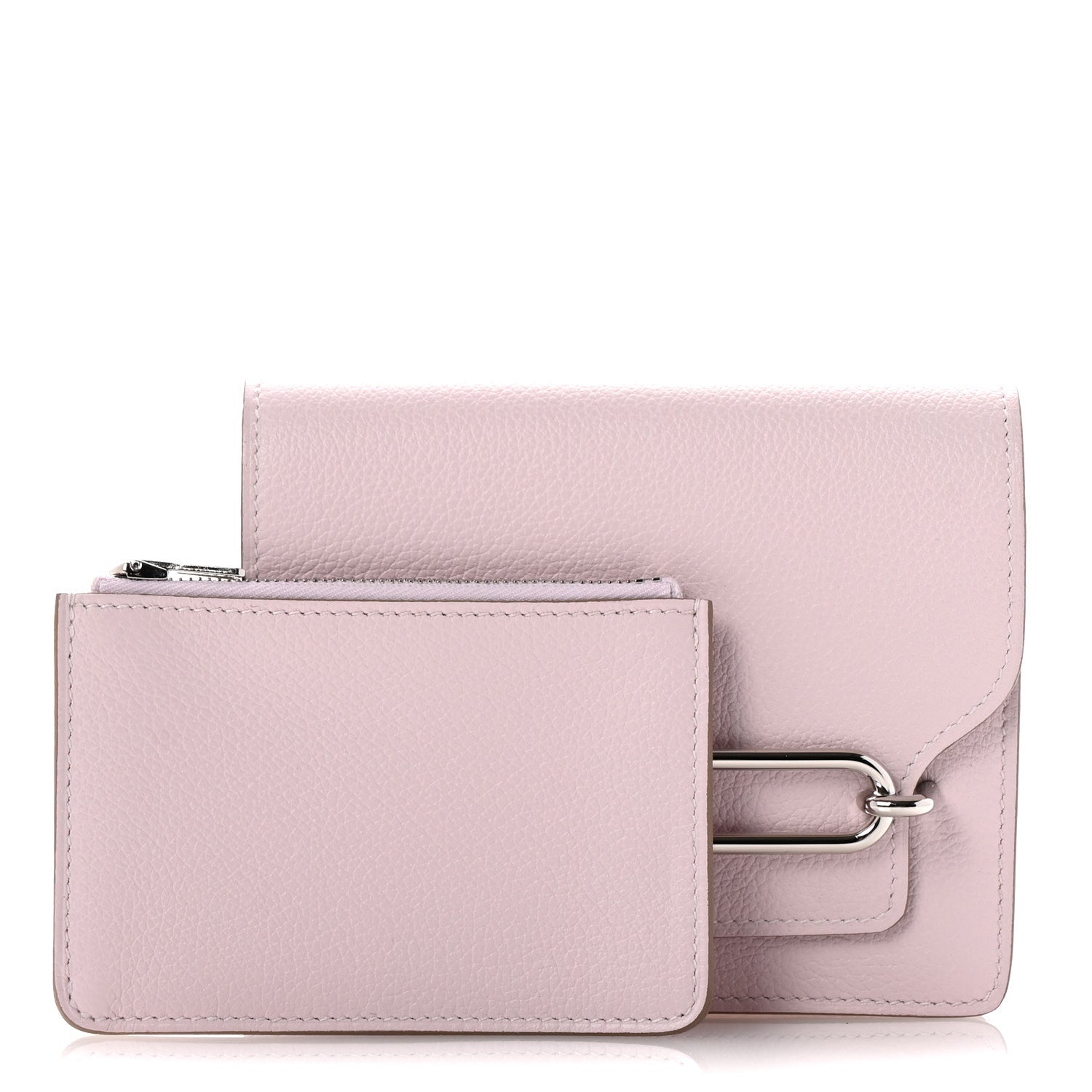 Hermes Evercolor Roulis Slim Wallet Mauve Pale 3 of 10