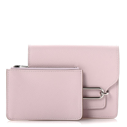 Hermes Evercolor Roulis Slim Wallet Mauve Pale 3 of 10