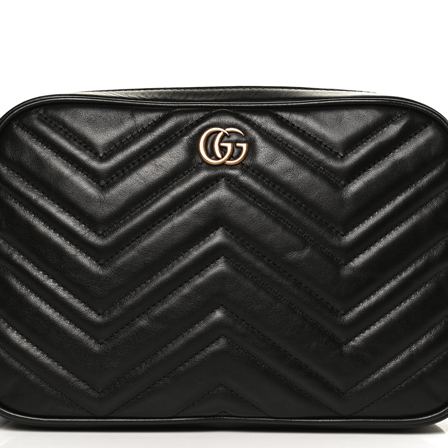 Calfskin Matelasse Mens GG Marmont Belt Bag 80 32 Black