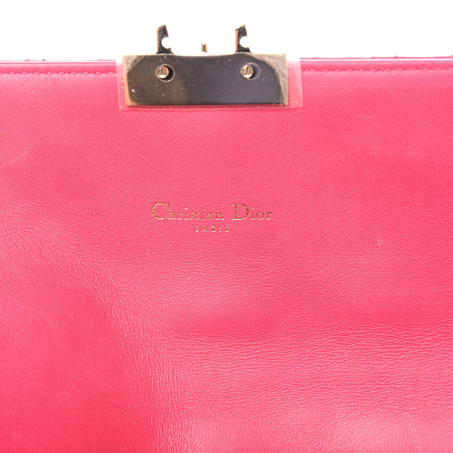 Christian Dior Patent Cannage Miss Dior Promenade Pouch Fuchsia 6 of 10