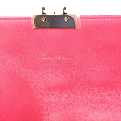 Christian Dior Patent Cannage Miss Dior Promenade Pouch Fuchsia 6 of 10