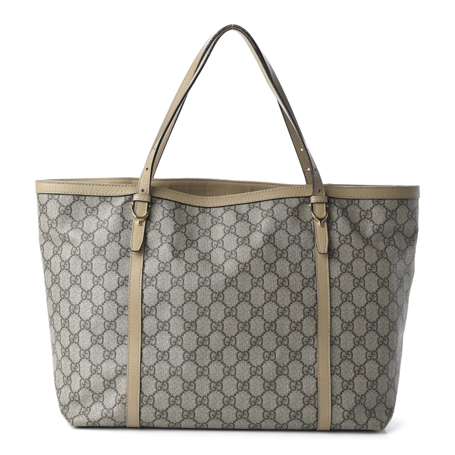 Gucci GG Supreme Monogram Medium Nice Tote Beige 1 of 10