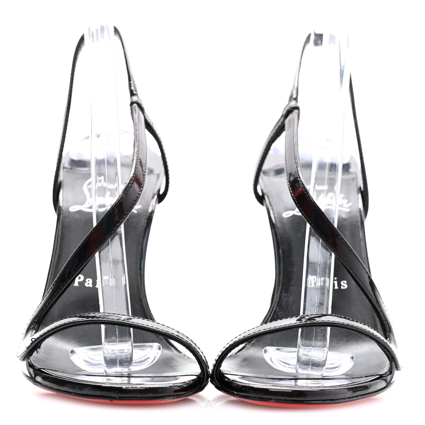 Patent Psychic Rosalie 100 Sandals 36.5 Black