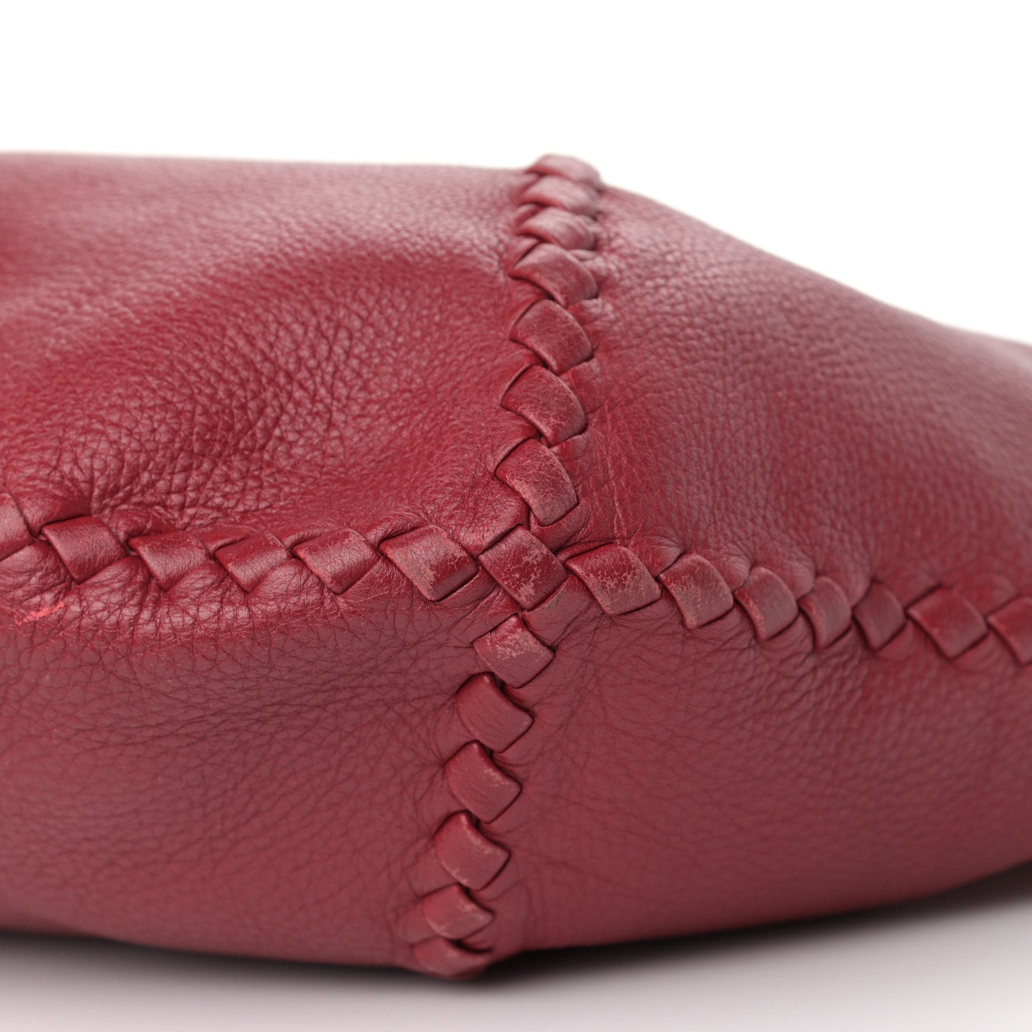 Bottega Veneta Cervo Deerskin Large Hobo Scarlet 8 of 12