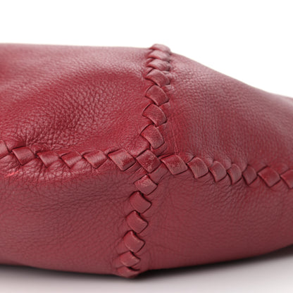 Bottega Veneta Cervo Deerskin Large Hobo Scarlet 8 of 12