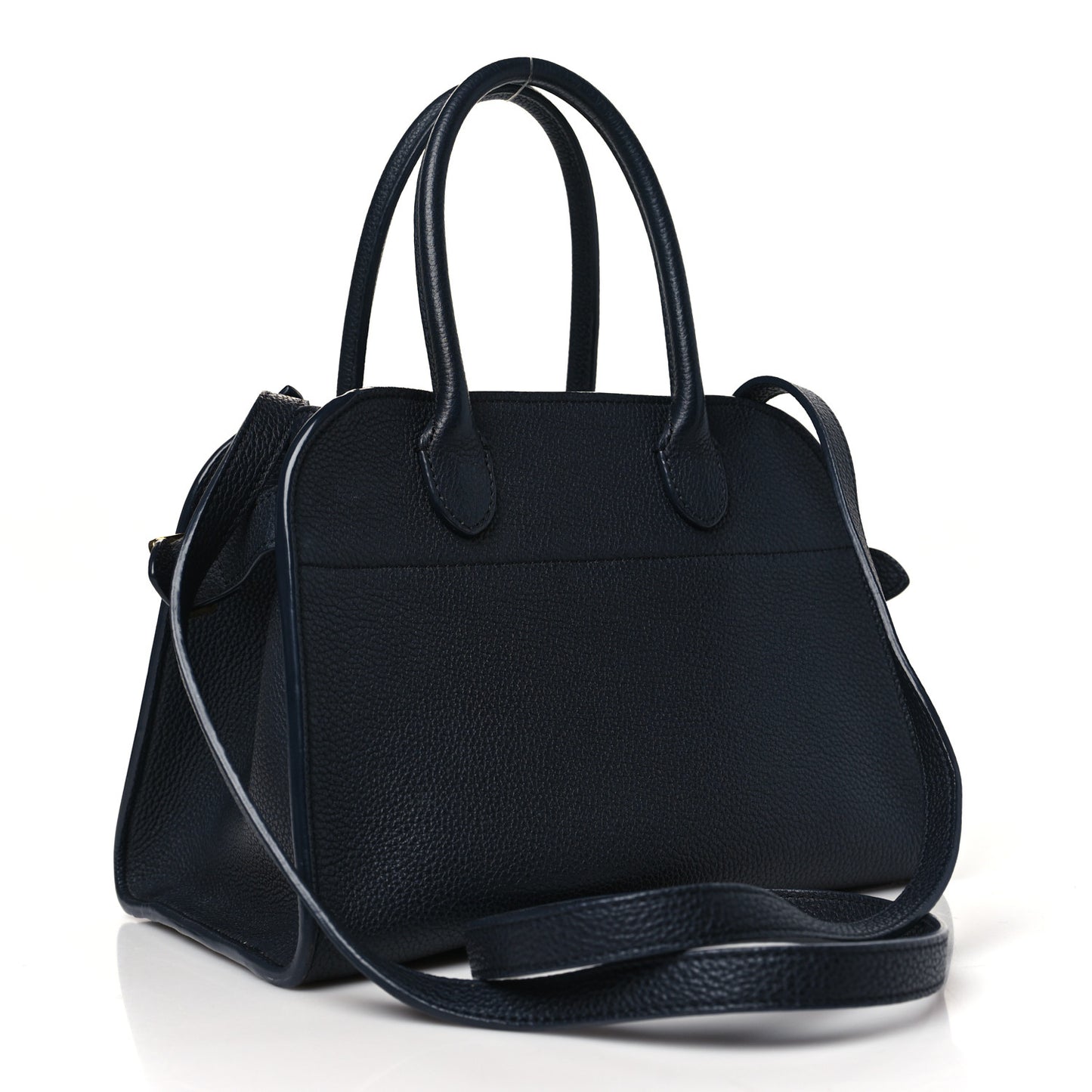 Grained Calfskin Soft Margaux 10 Navy