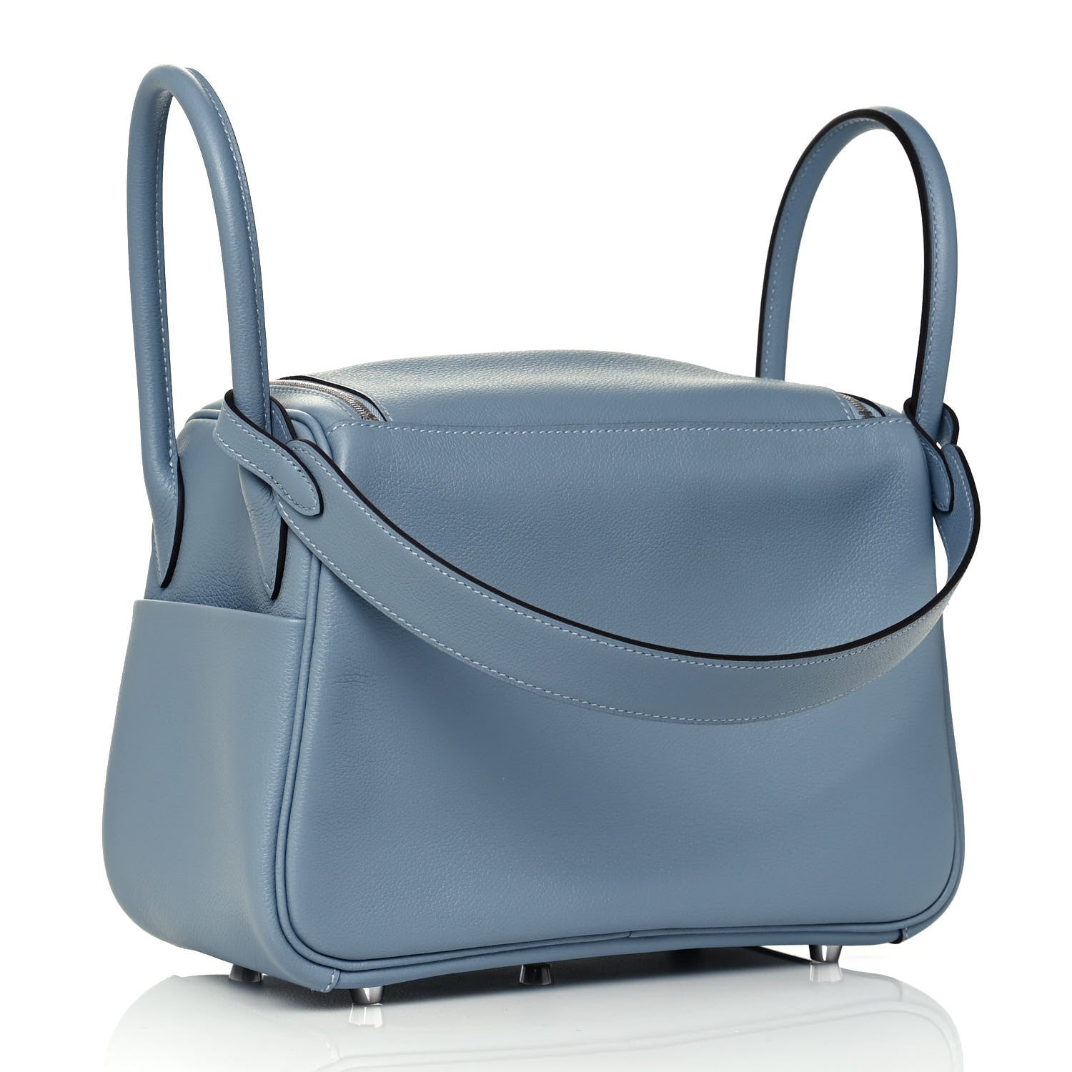 Hermes Evercolor Lindy 26 Bleu Lin 3 of 12