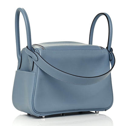 Hermes Evercolor Lindy 26 Bleu Lin 3 of 12