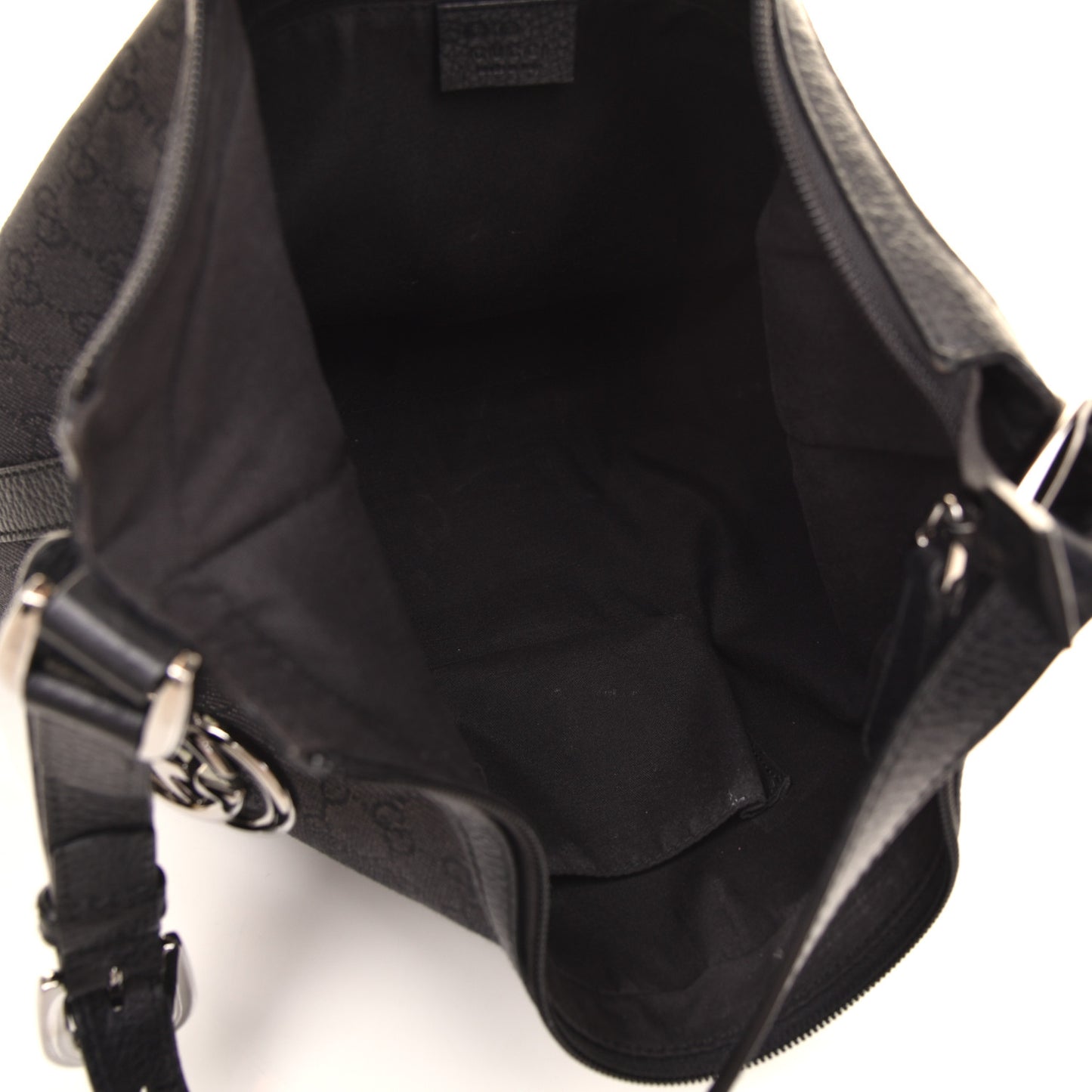 Denim Monogram Hobo Black