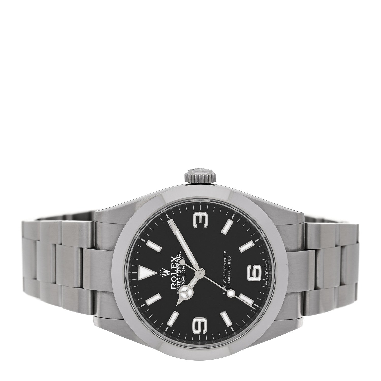 Rolex Stainless Steel 40mm Oyster Perpetual Explorer Watch Black 224270 Black 2 of 5
