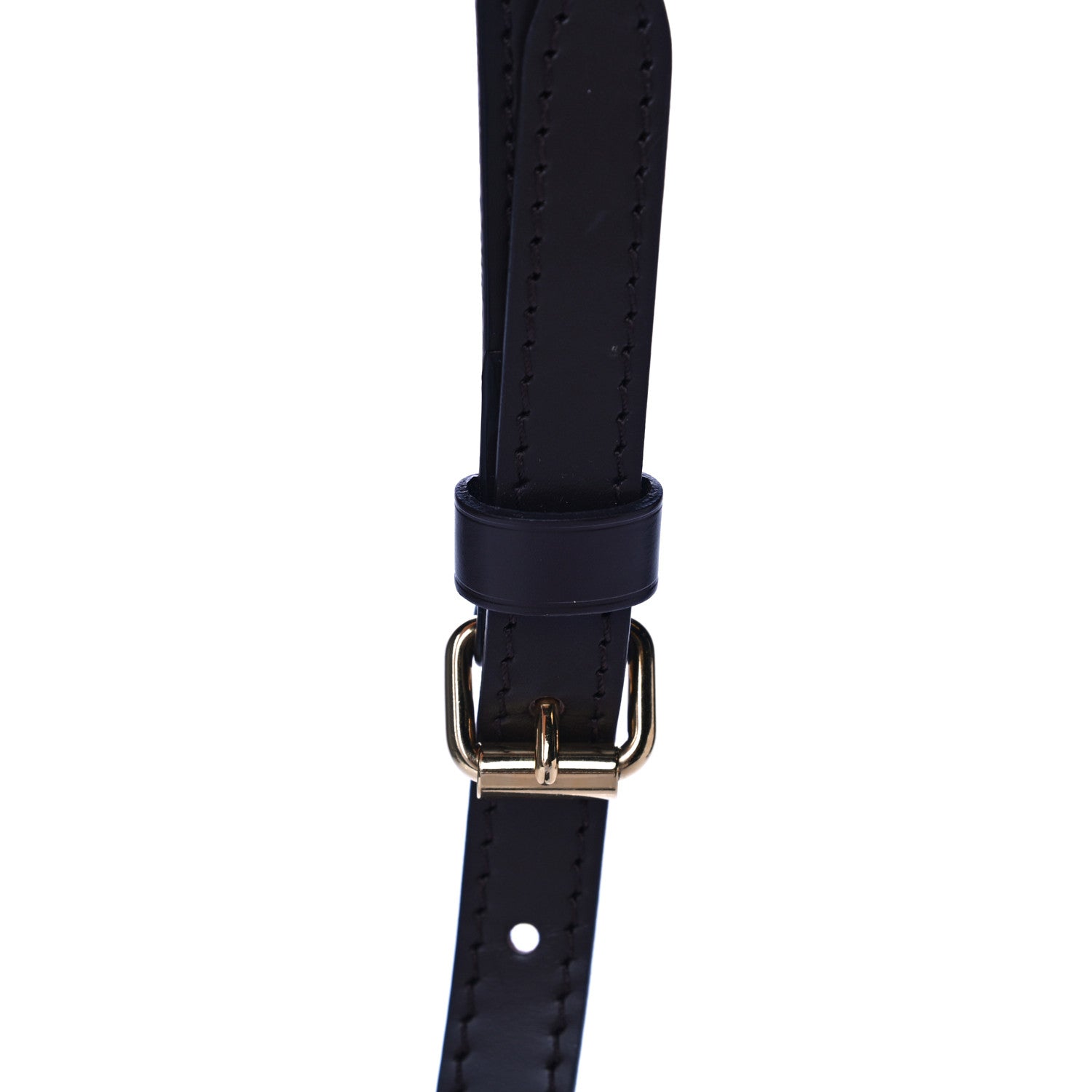 Louis Vuitton Calfskin 16mm Adjustable Shoulder Strap Brown 4 of 5