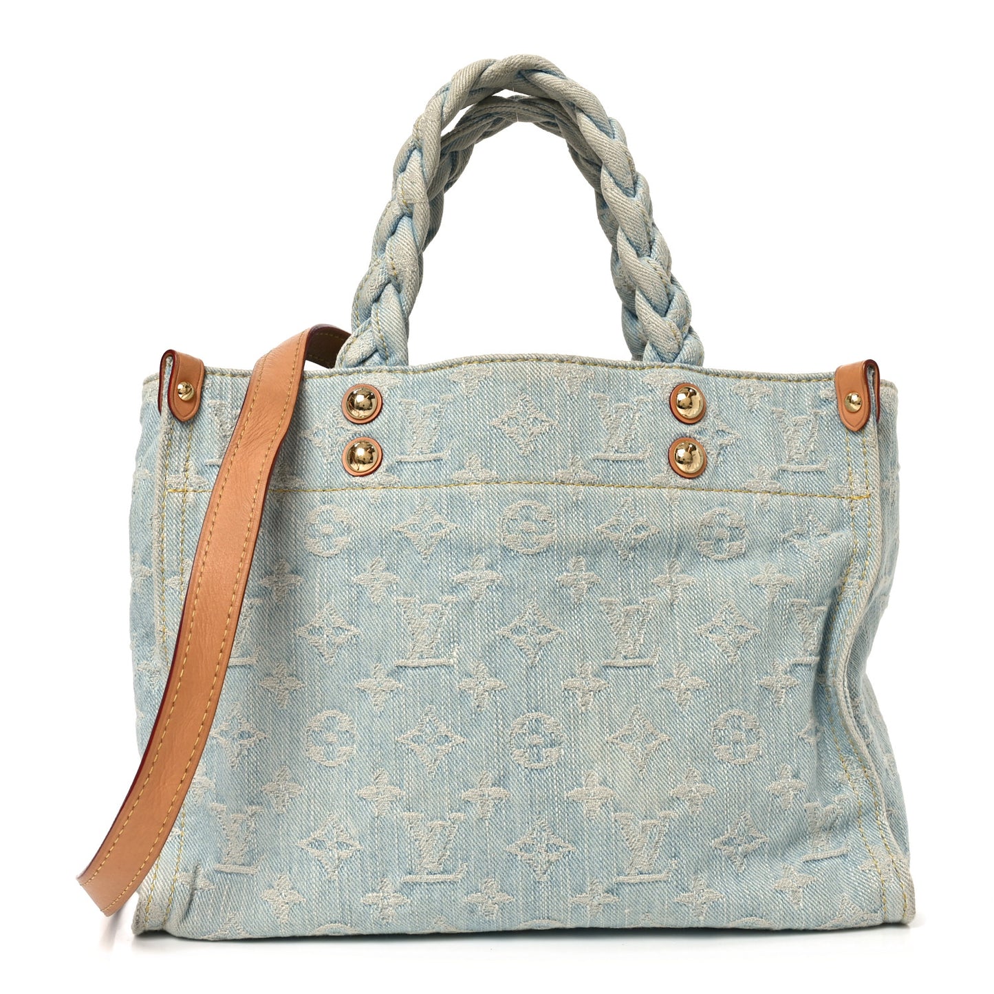 Monogram Washed Denim Let Go PM Sky Blue