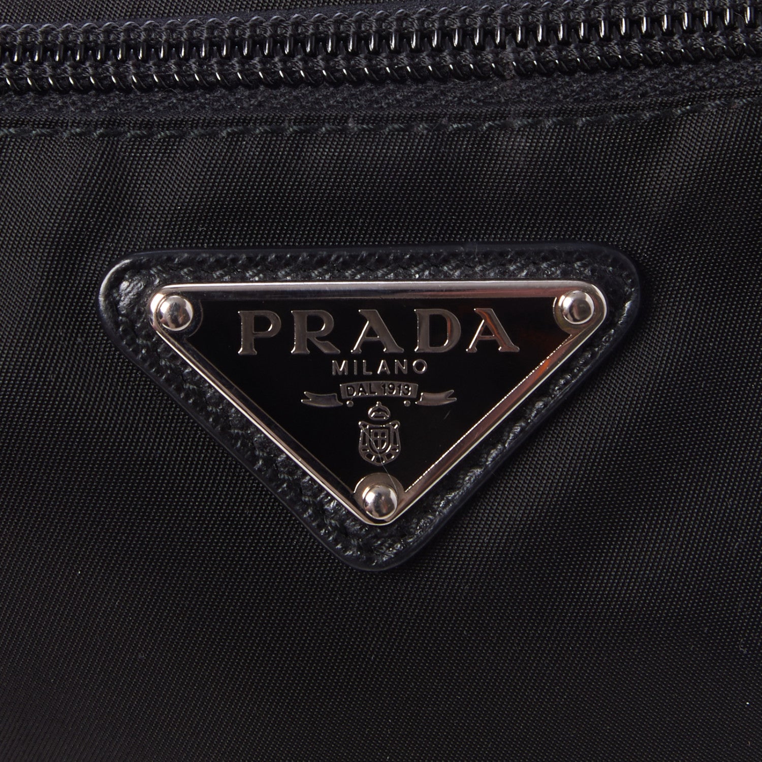 Prada Nylon Vela Flat Messenger Bag Black 7 of 8