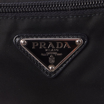 Prada Nylon Vela Flat Messenger Bag Black 7 of 8