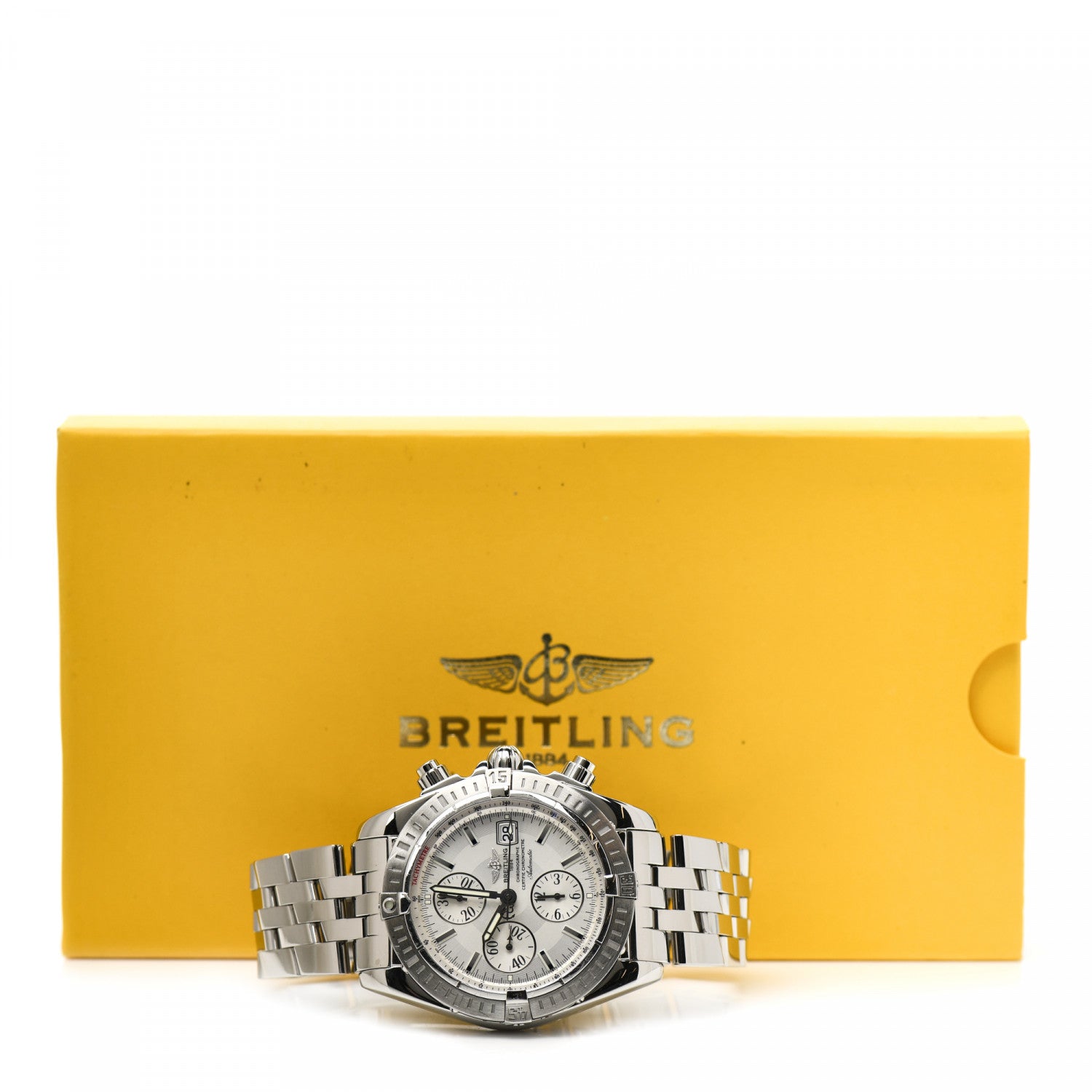 Breitling Stainless Steel Mother of Pearl 44mm Chronomat Automatic Watch A13356 5 of 5