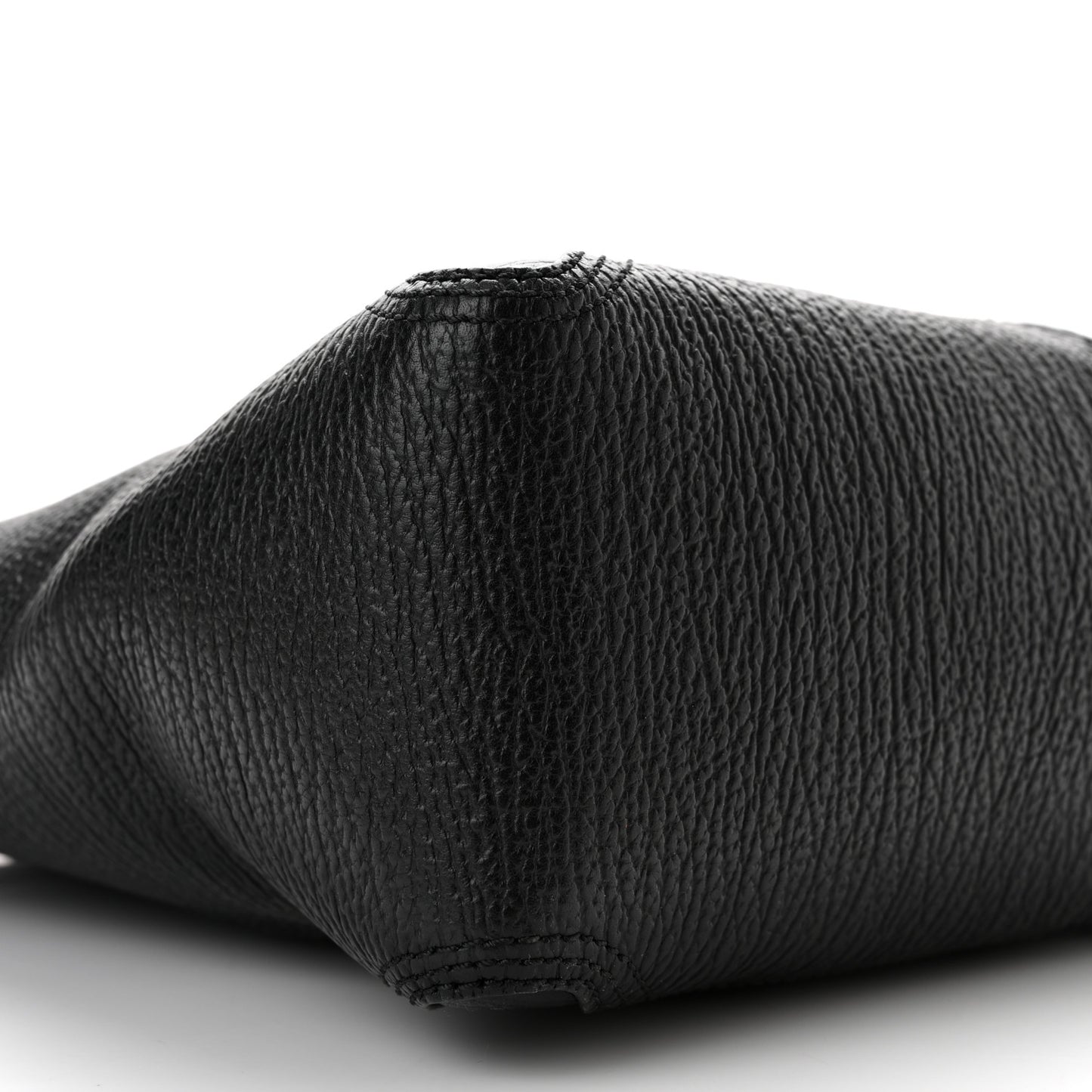 Textured Calfskin Medium Pashli Satchel Black