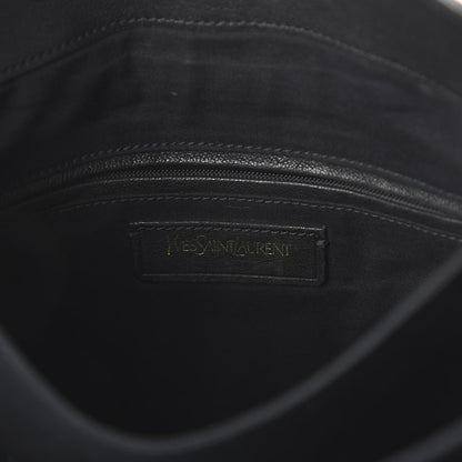 Saint Laurent Sheepskin Medium Chyc Shoulder Bag Black 7 of 8