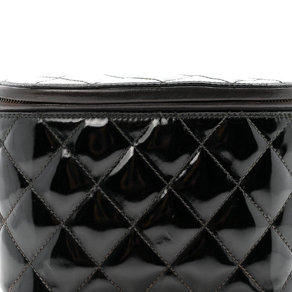 Chanel Patent Calfskin Quilted Waist Belt Bag 70 28 Black 9 of 14