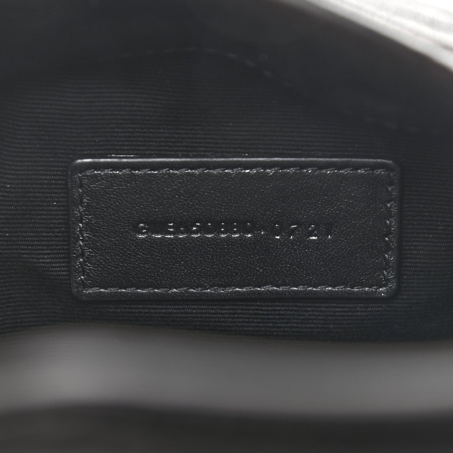 Lambskin Monogram Loulou Puffer Pouch Clutch Black