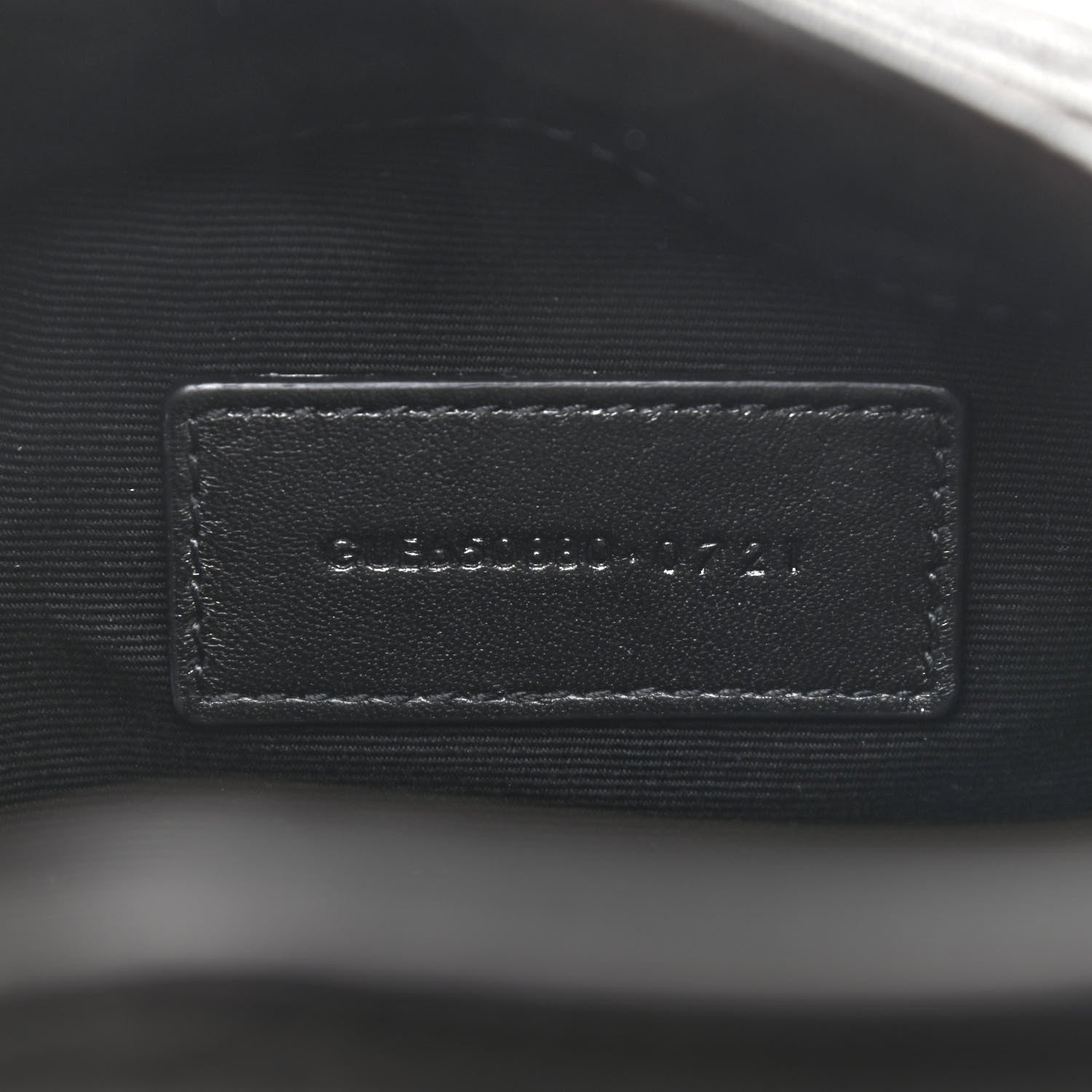 Saint Laurent Lambskin Monogram Loulou Puffer Pouch Clutch Black 8 of 10