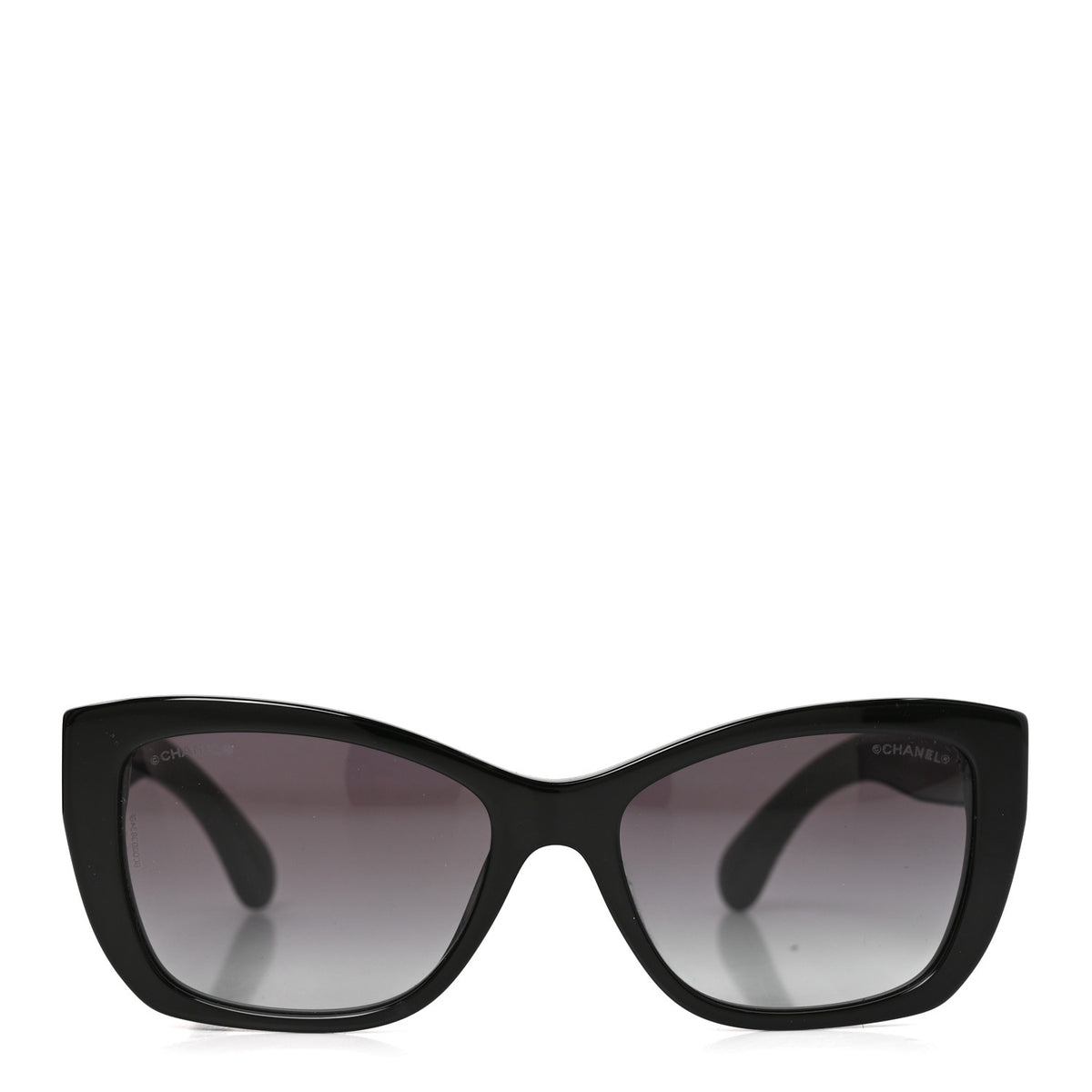 Chanel Acetate Metal Butterfly Sunglasses 71553 Black 2 of 7
